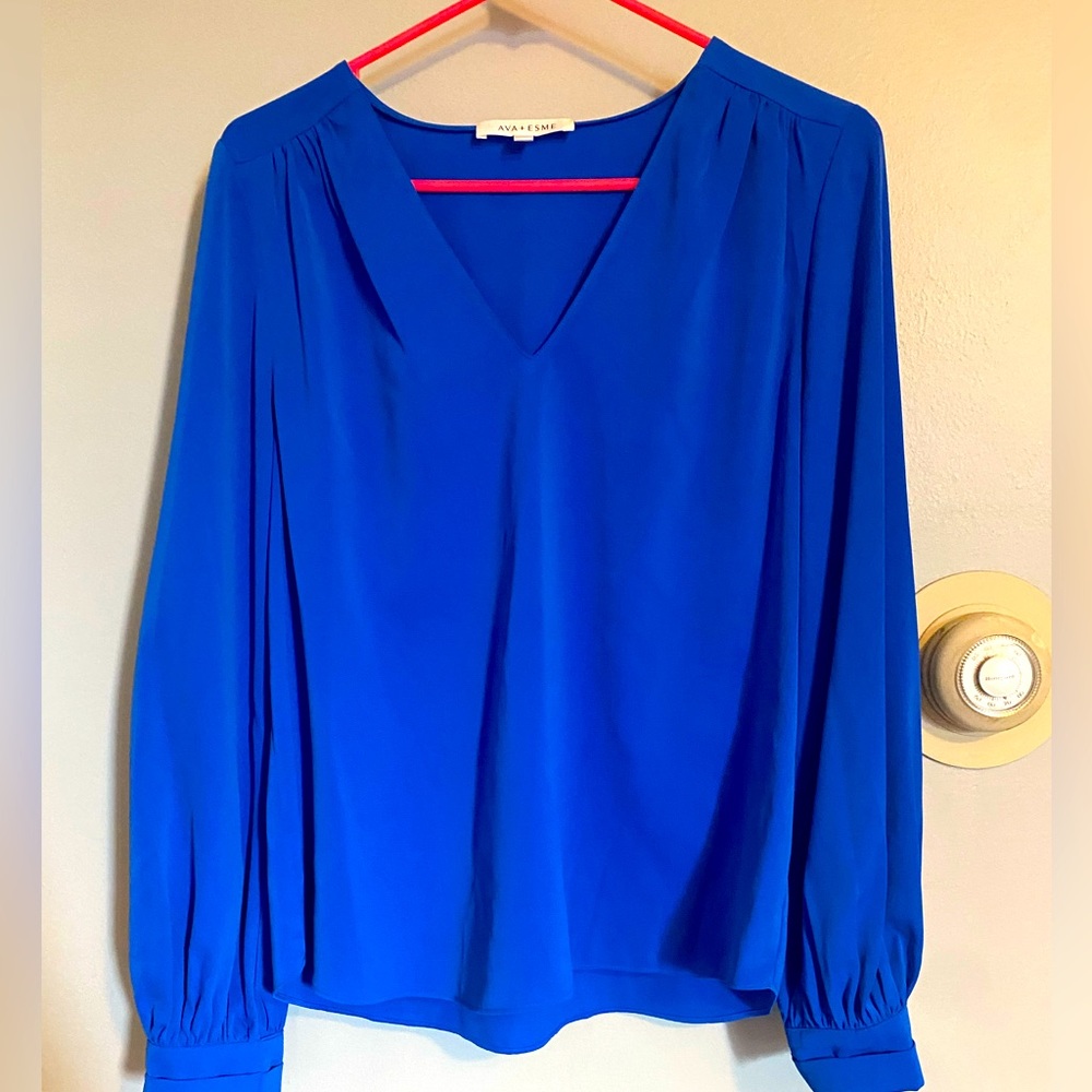 AVA & ESME puff sleeve blouse